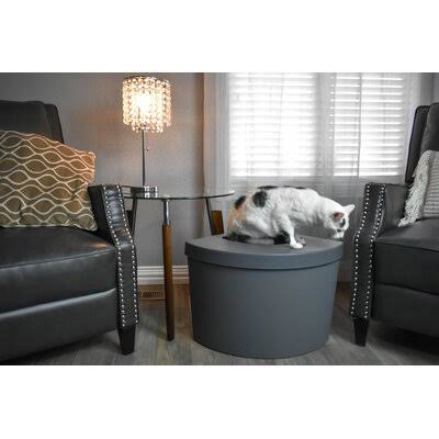 Large Grey Top Entry Cat Litter Box B687