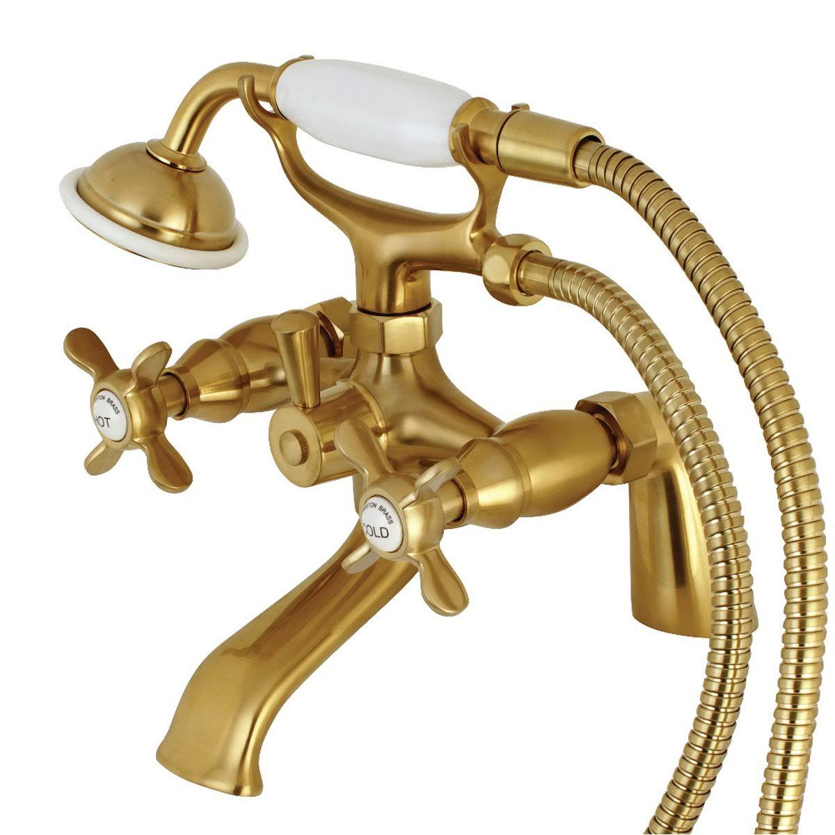 Chrome Clawfoot Tub Filler with Hand Shower D54769