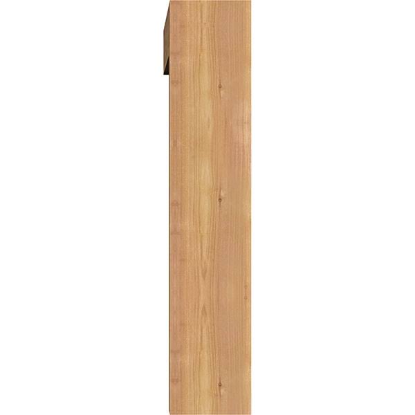5 1/2x22W x 28x22D x 28x22H Smooth Bracket with Offset Brace, Western Red Cedar E311128