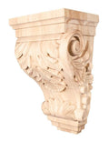Wide Acanthus Corbel Rubberwood Q396089