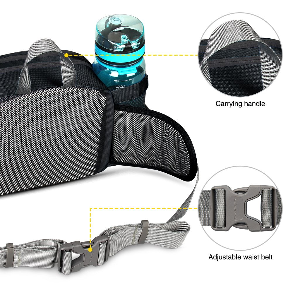 4.5L Fanny Pack Waist Bag with Two Water Bottle Holder C9967