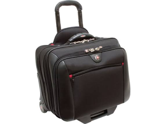 15.4x22 Double Gusset Wheeled Case with Removable Notebook Case D5053