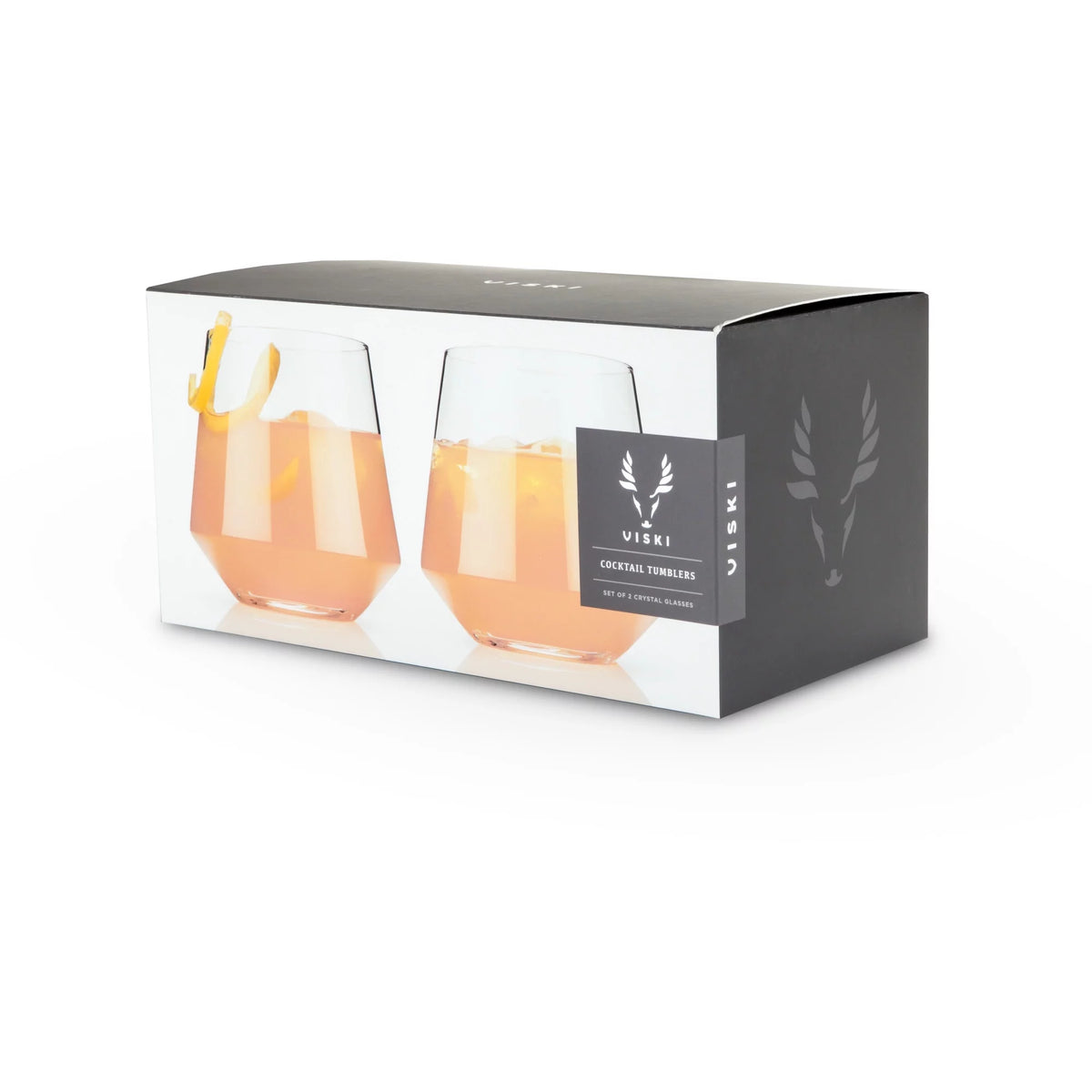 Angled Crystal Tumblers D452