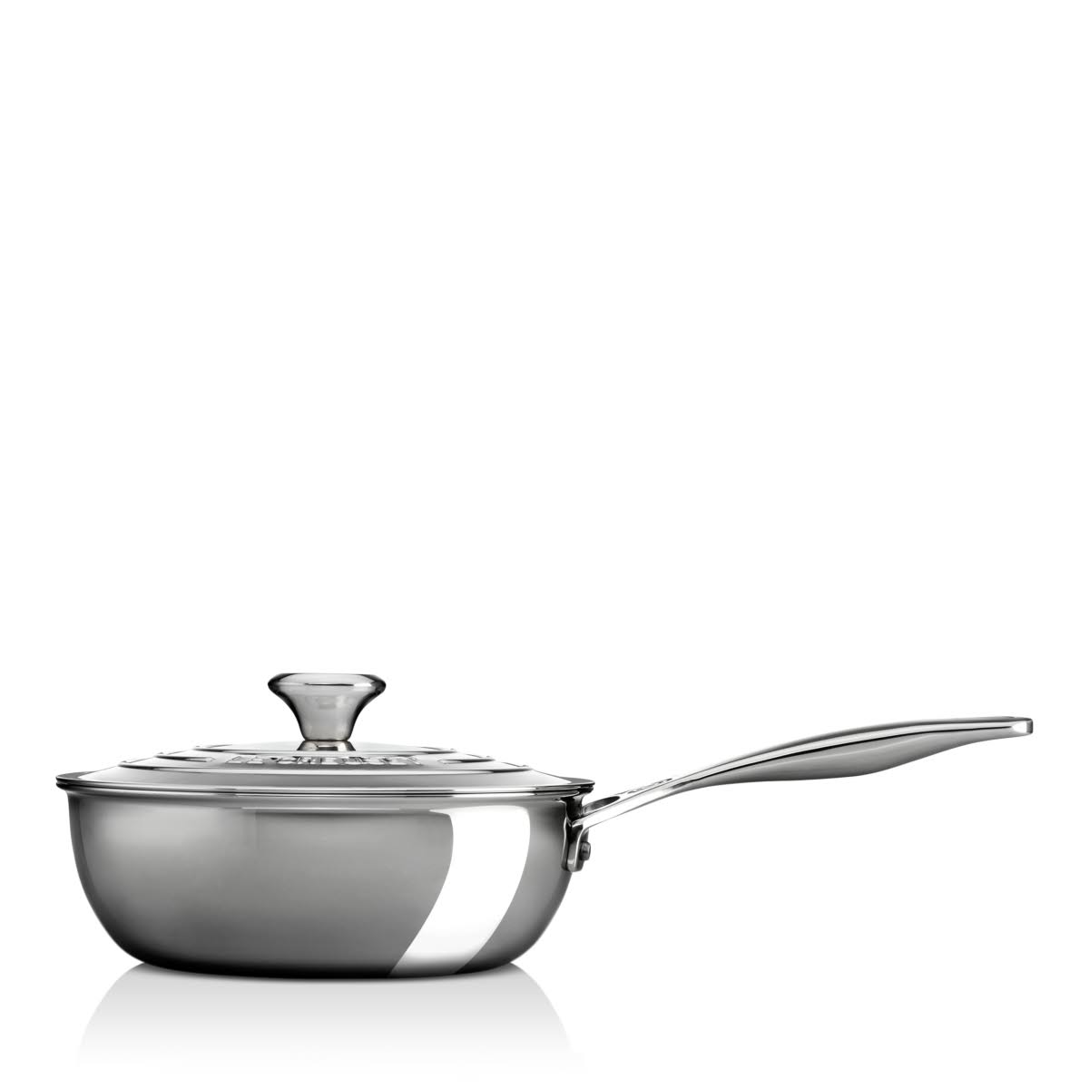 2 Quart Stainless Steel Saucier Pan with Lid C73018