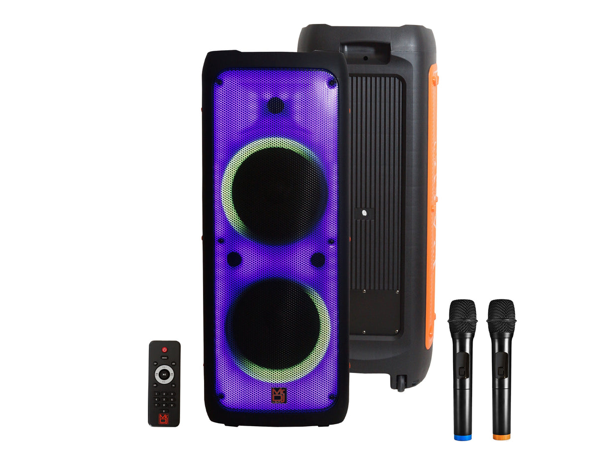 Portable Dual 12 3-Way Powered PA Loudspeaker P18189