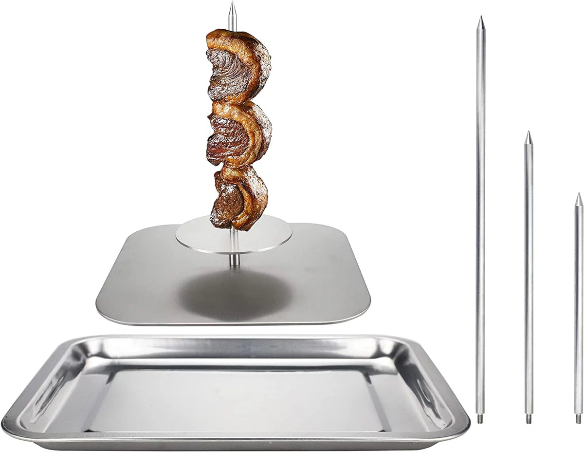 Stainless Steel Vertical Skewer for Barbecue Grill B8234