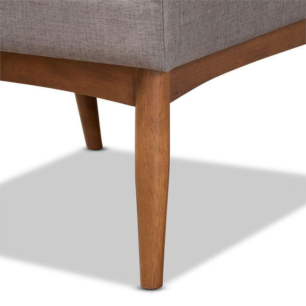Grey and Walnut Brown Wood Dining Chair T75786