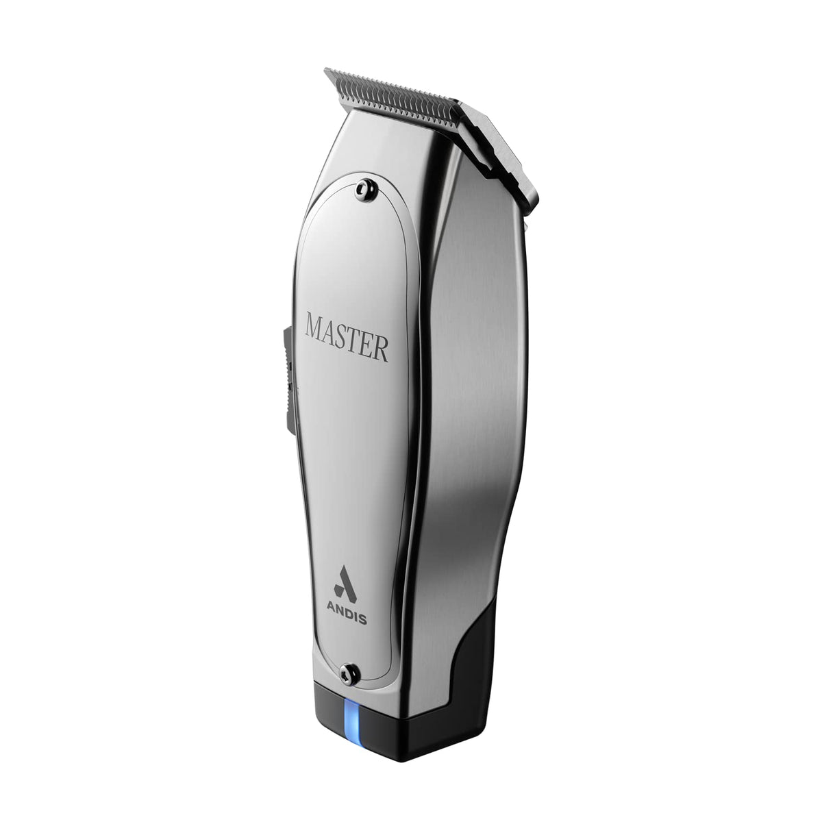 Silver Corded/Cordless Hair Trimmer with Adjustable Carbon Steel Blade L8262