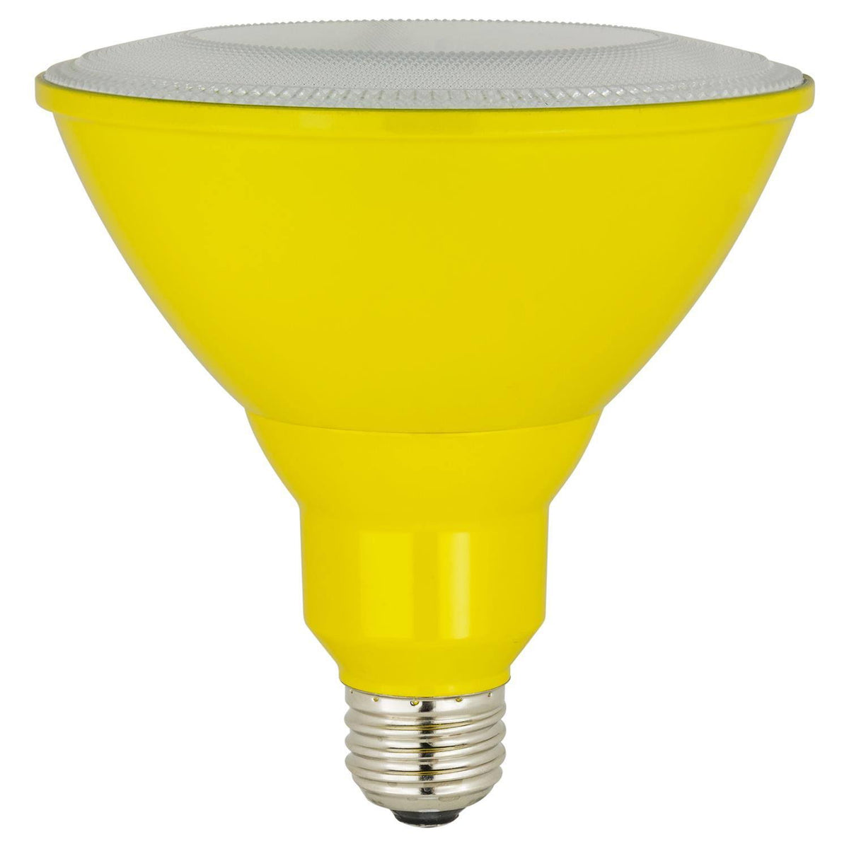 Yellow PAR38 LED Floodlight Bulb, 8W, E26 Base, Wet Location L9550