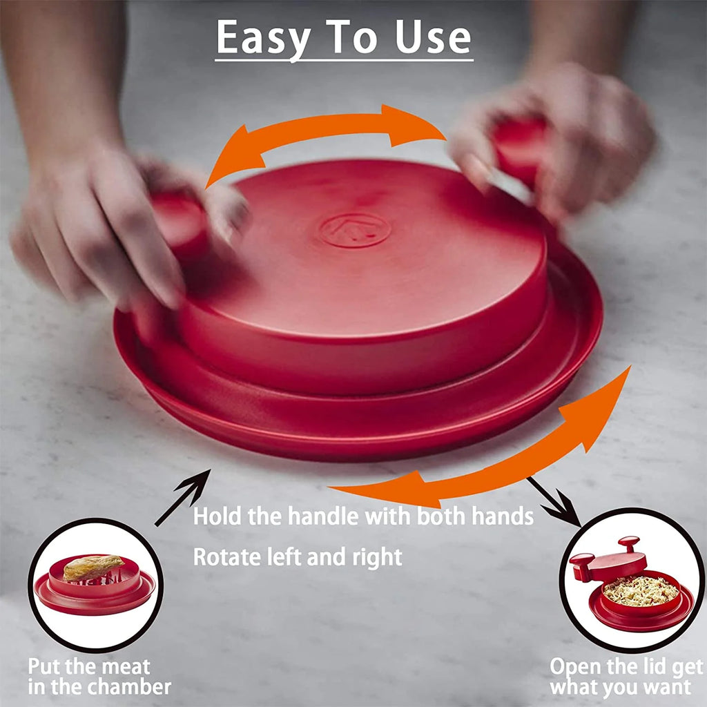 Chicken Shredder Tool with Handles and Non-Skid Base V93120