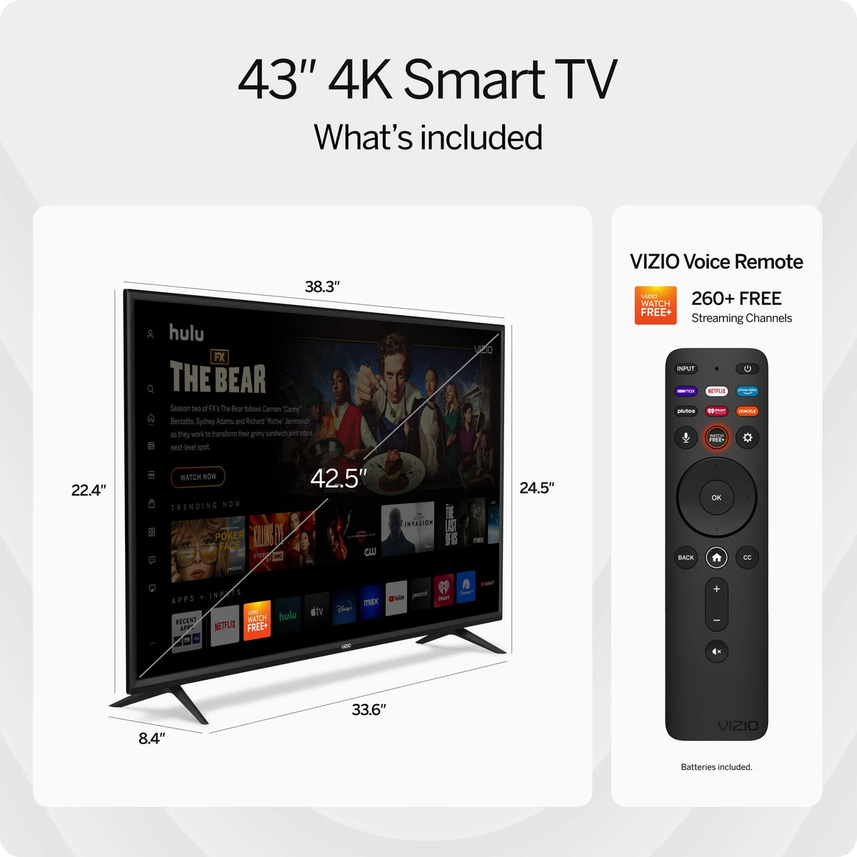 43 Class 4K UHD LED Smart TV Y463689