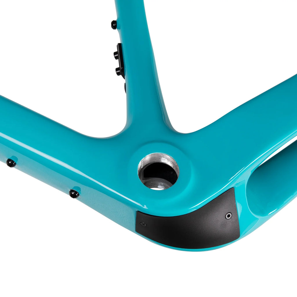 Blue Carbon Gravel Bike Frameset Q83501
