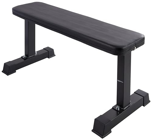 Black Flat Weight Bench W835685