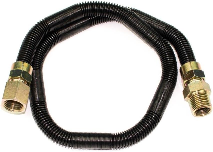 Black Non-Whistle Gas Flex Line C37947
