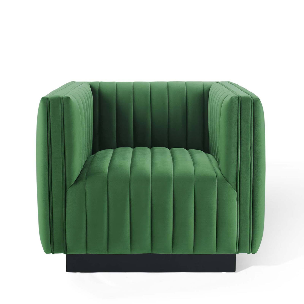 Emerald Performance Velvet Accent Armchair E571