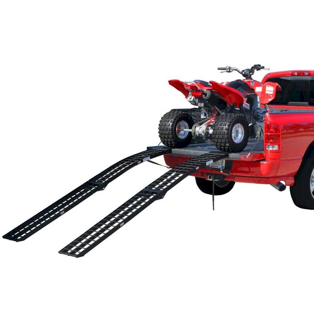 96" Black Widow Aluminum Folding Dual Off-Road ATV Loading Ramps O370226