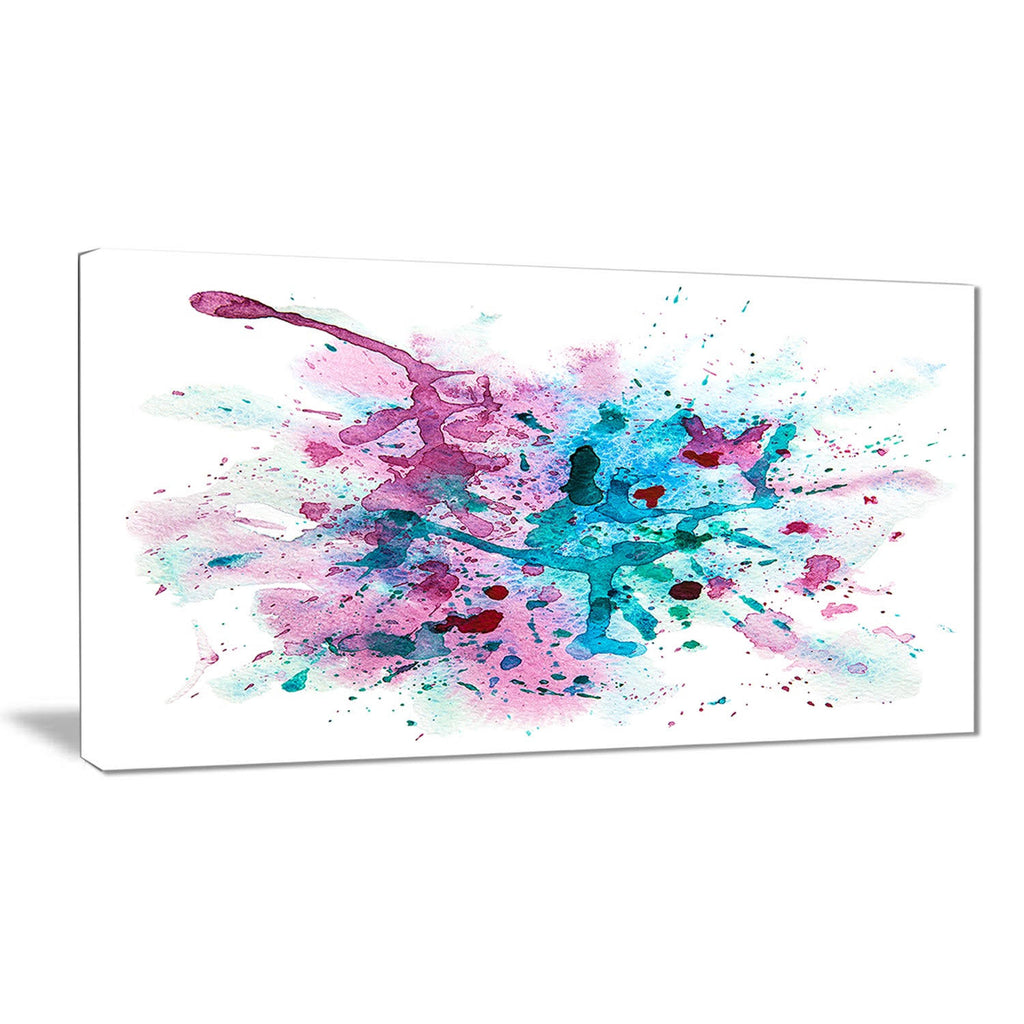 Multi Abstract Watercolor Canvas Print - 40 in. x 30 in. T543650