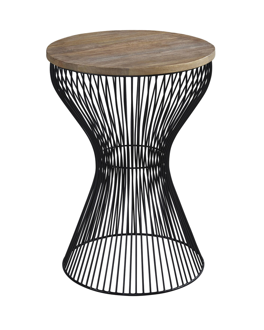 Black Round End Table Z200