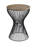 Black Round End Table Z200