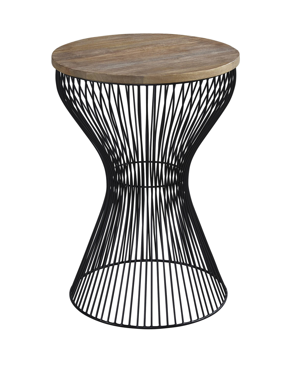 Black Round End Table Z200