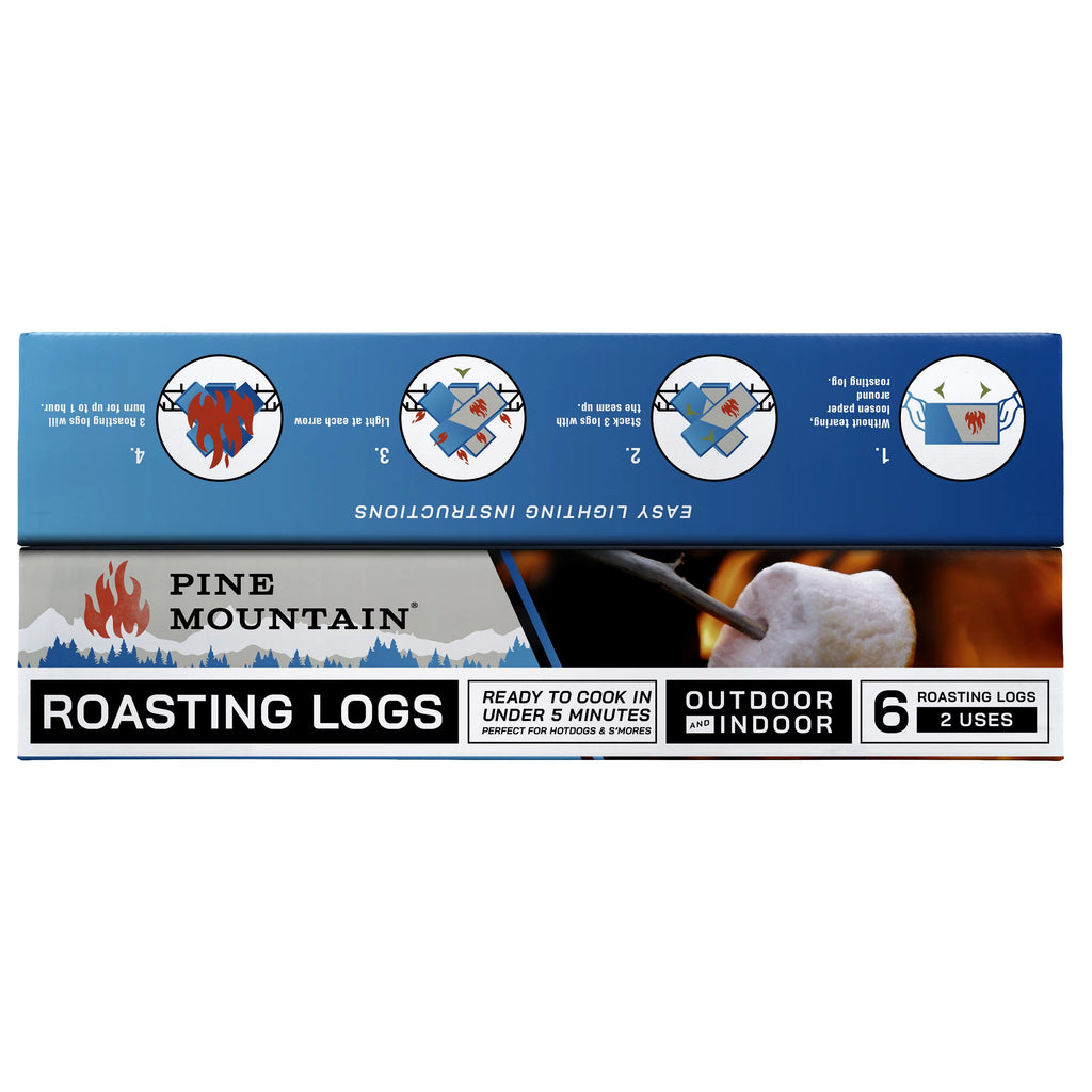 6 logs Food-Safe Cooking Firelog A97447