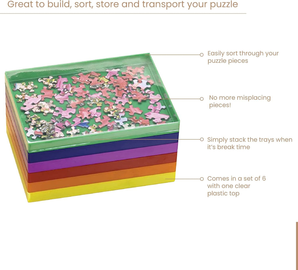 Stackable Sorting Trays - Pack of 6 Q2332