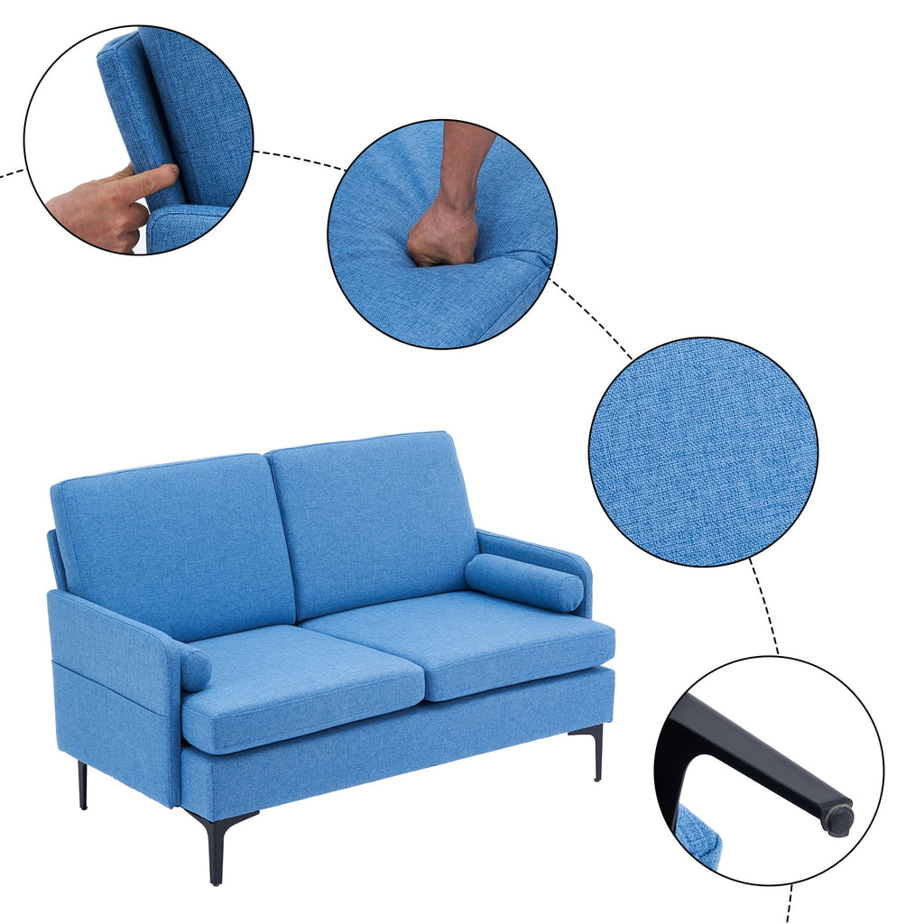 Mid-Century Modern Love Seat V2259