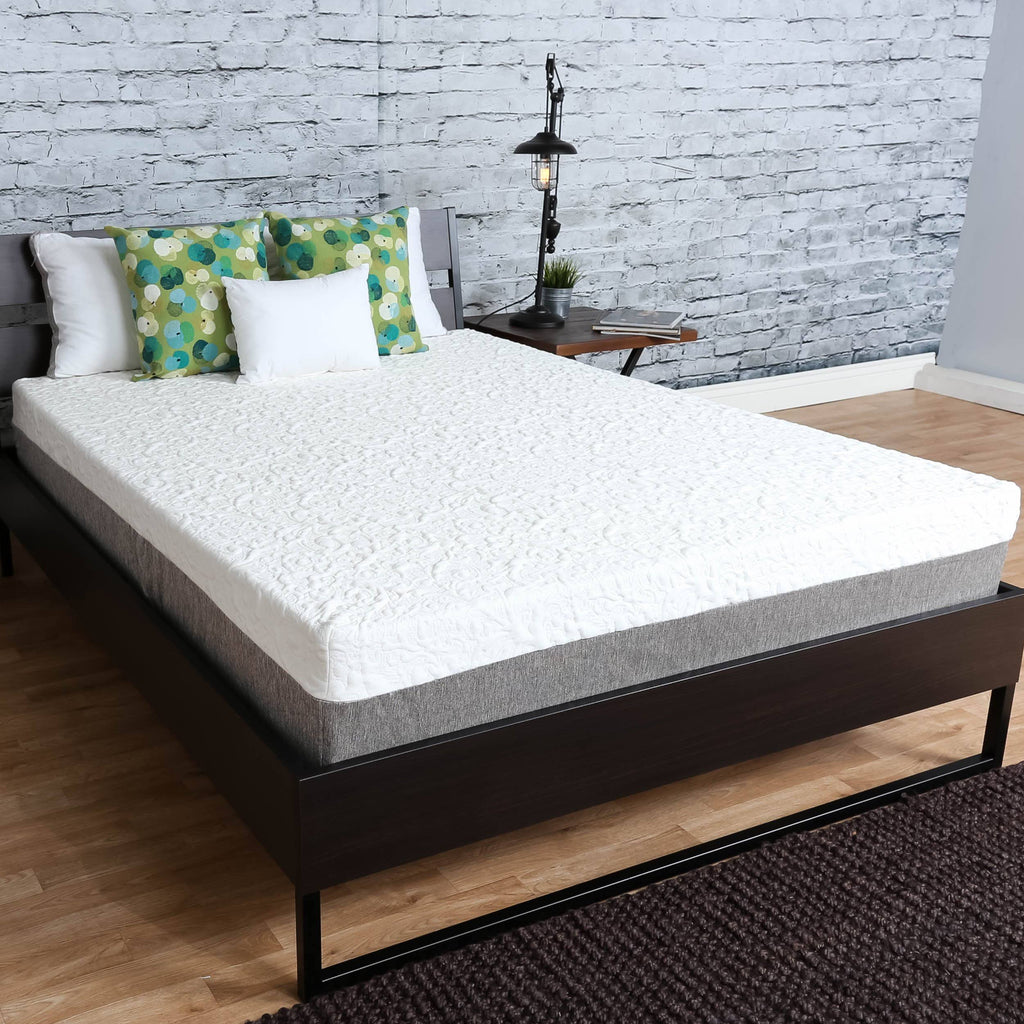 10-Inch Graphite Gel Memory Foam Mattress Queen U21479