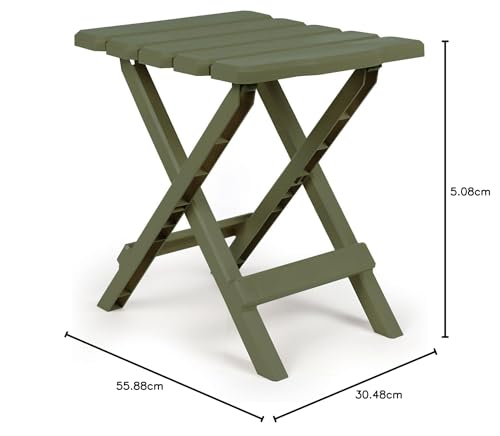 Small Quick-Folding Plastic Adirondack Table O287748