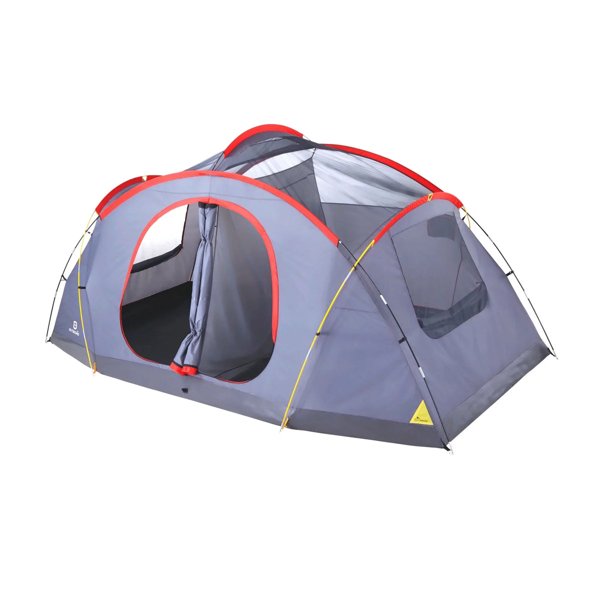 8 Person 3 Season Dome Tent with Room Divider and Rainfly, Red W269