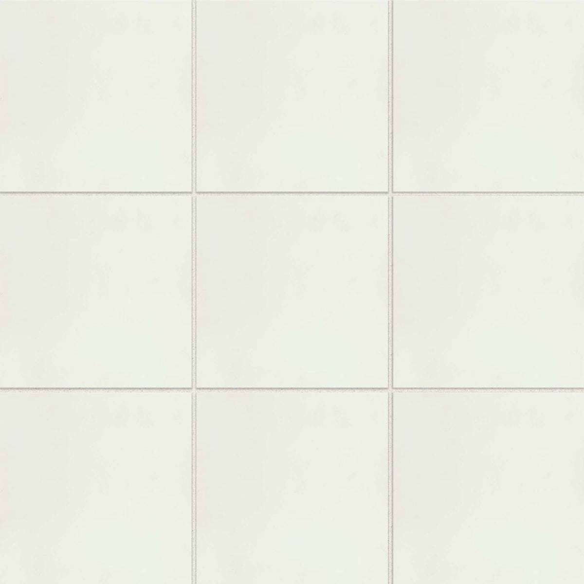 12-Pack Snow 8-in x 8-in Matte Cement Encaustic Tile M77766