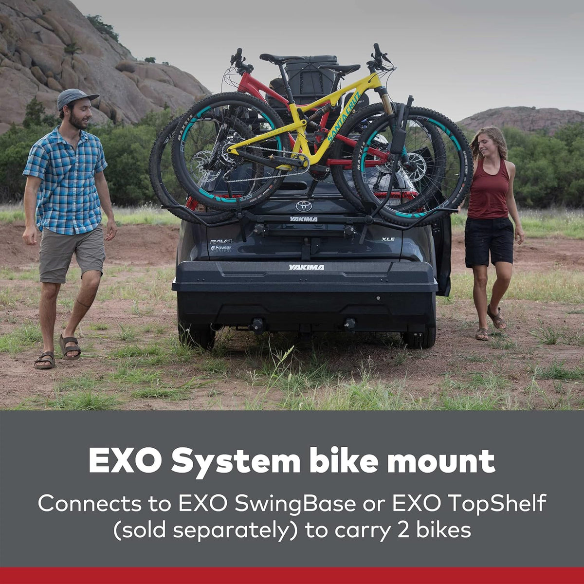 2 Bike Mount Accessory for EXO Hitch Rack System P7511