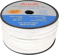 Commercial Grade 18 AWG 500 Foot Spool White Electrical Wire Y10644