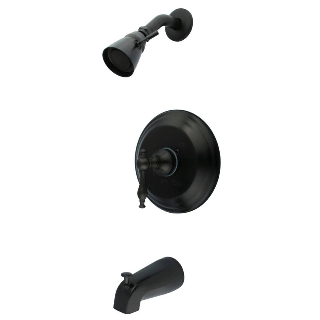 Brushed Nickel Tub and Shower Faucet L616931