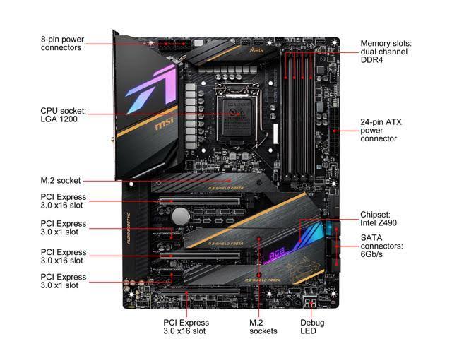 LGA 1200 ATX Motherboard S35087