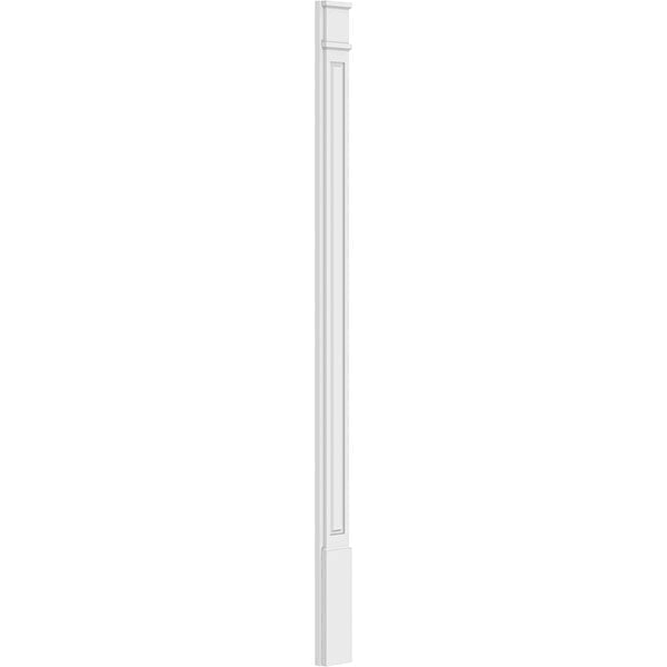 Raised Panel PVC Pilaster with Decorative Capital and Base (Pair) R104