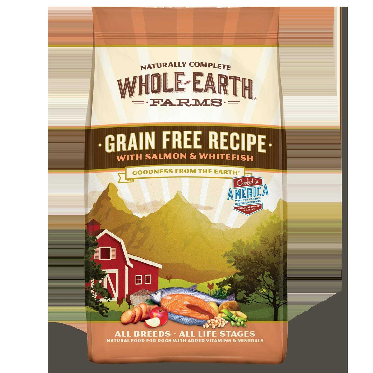 Grain Free Dry Dog Food Salmon & Whitefish Recipe U8943