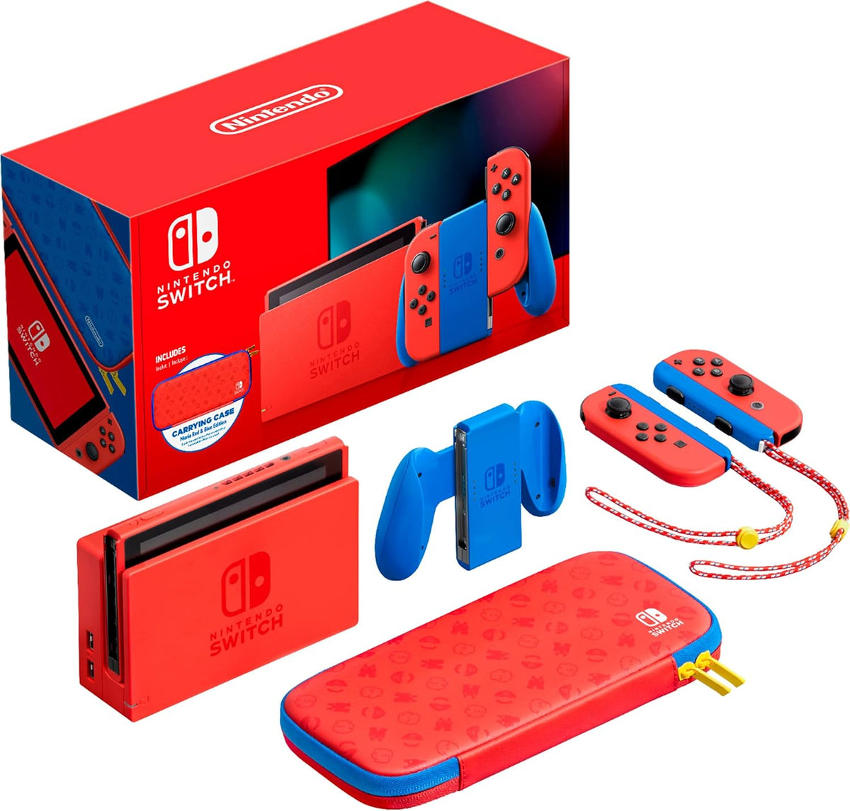 Mario Red & Blue Edition 6.2" Touchscreen LCD Display 32GB Internal Storage C7935