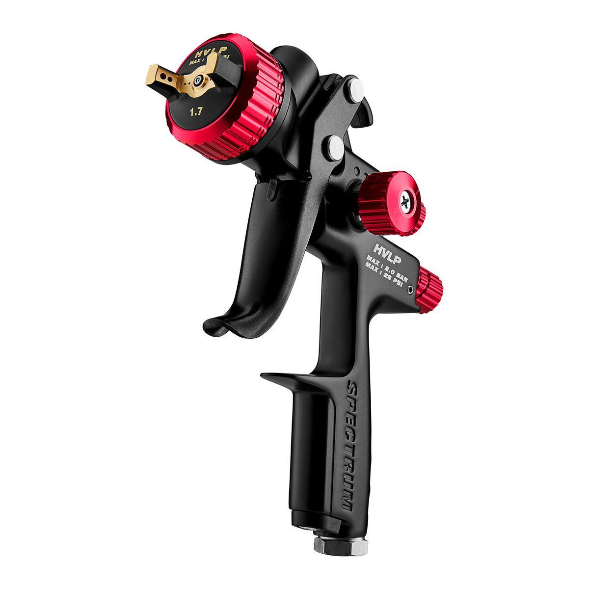 HVLP Gravity Feed Spray Gun with Side Fan Control C81580