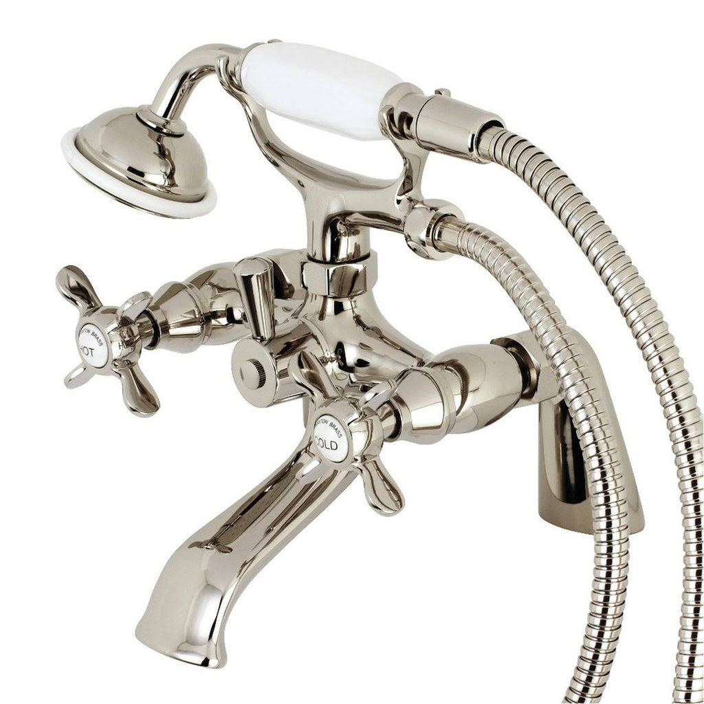 Chrome Clawfoot Tub Filler with Hand Shower D54769