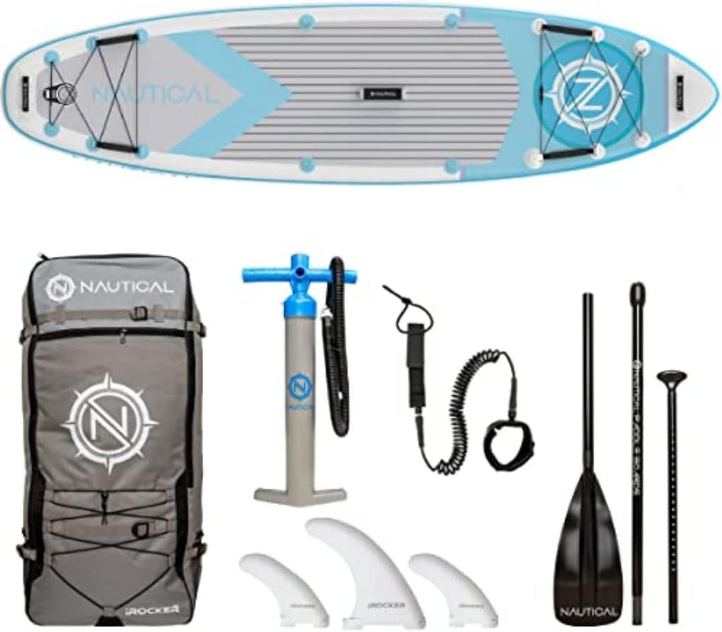 10' Inflatable Stand Up Paddle Board with Roller Bag L585