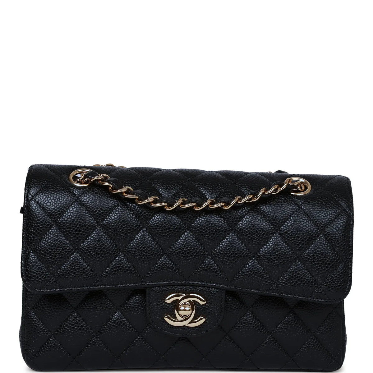 Black Caviar Double Flap Bag M2801