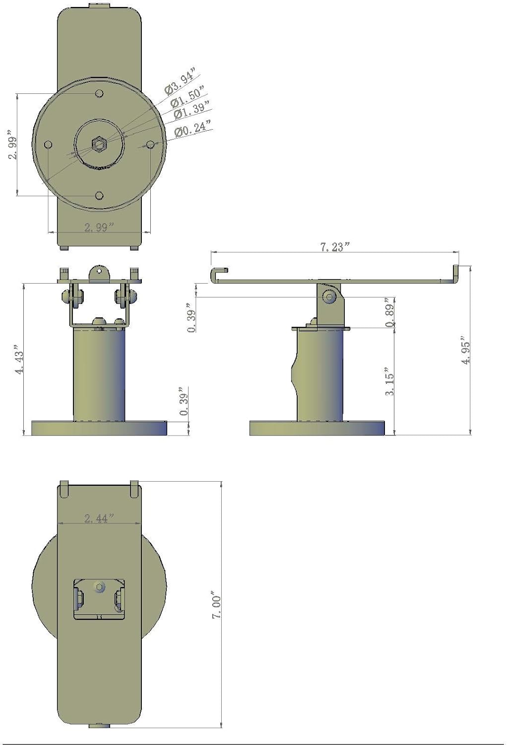 Swivel Metal Stand Pack of 2 S31235