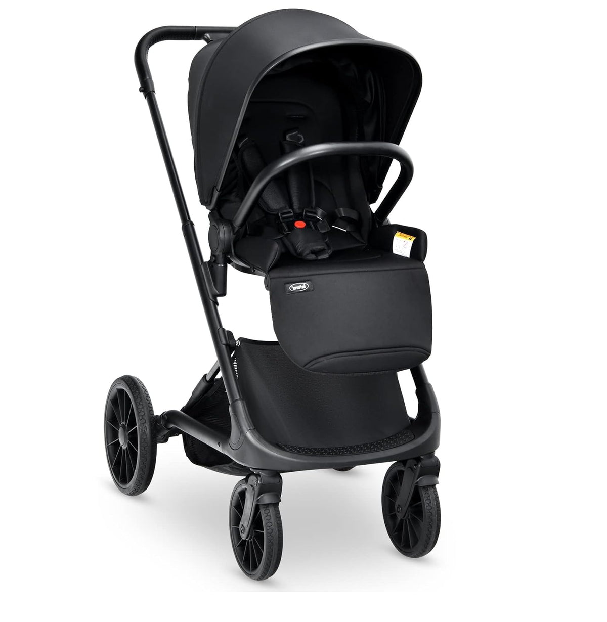 2 in 1 Convertible Baby Stroller with Aluminum Frame (Black) X77024