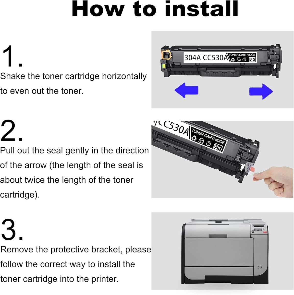 Black Compatible 304A Toner Cartridge O83482