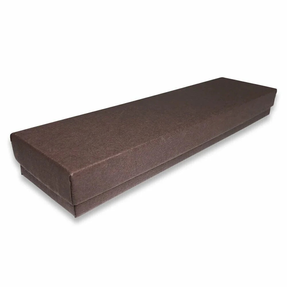Chocolate-Brown Kraft Cotton Filled Boxes Z696427