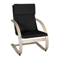Black Fabric Rocking Chair B795