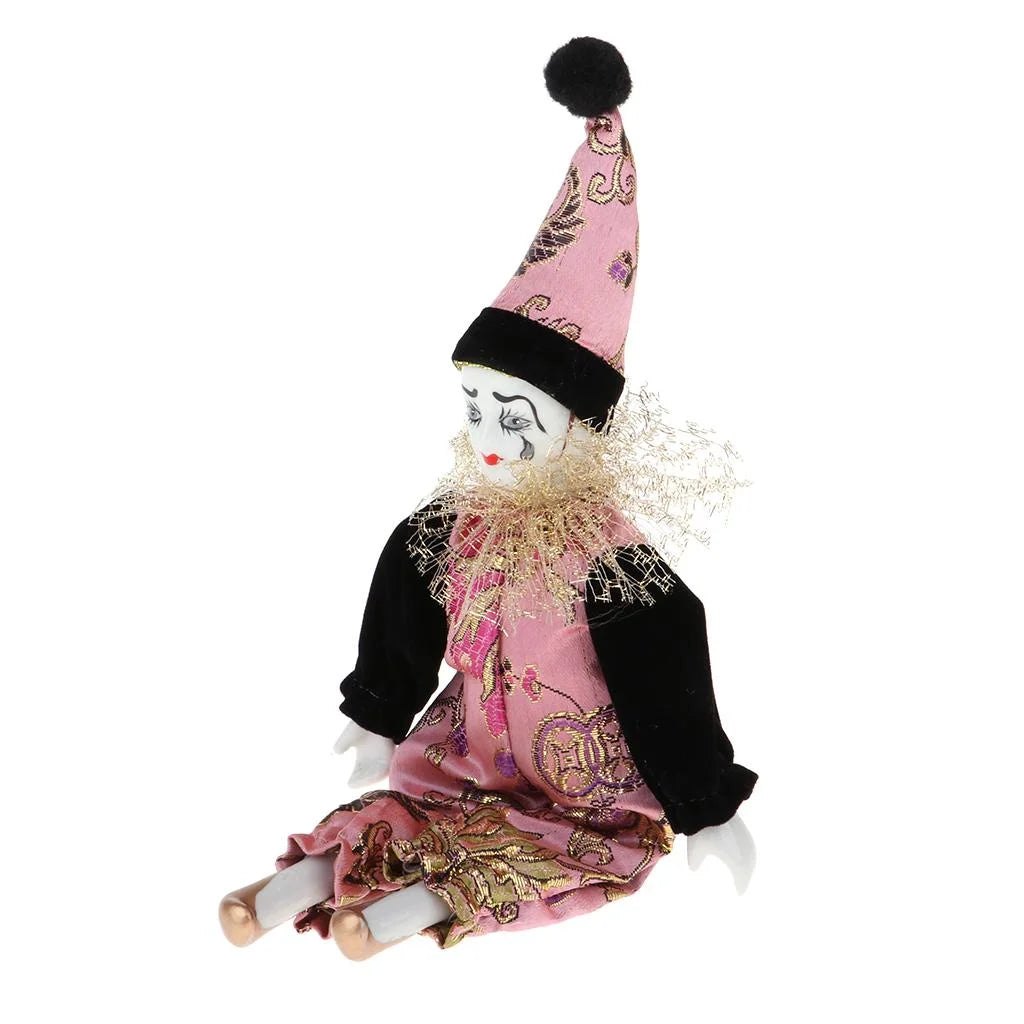 9 Inch Porcelain Doll Pink E132