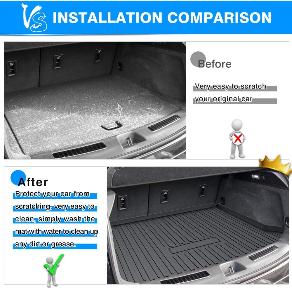 Custom Fit Cargo Liner Trunk Mat for Cadillac XT4 V7937
