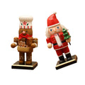 2-pack 16cm Wooden Nutcracker Christmas Décor F93784